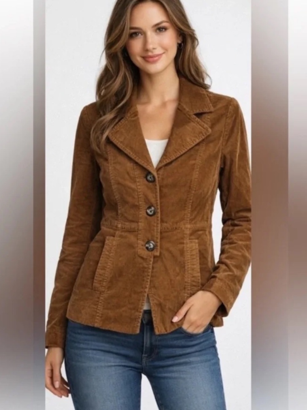 Cabi Journey Corduroy Jacket Blazer size M - Picture 2 of 8
